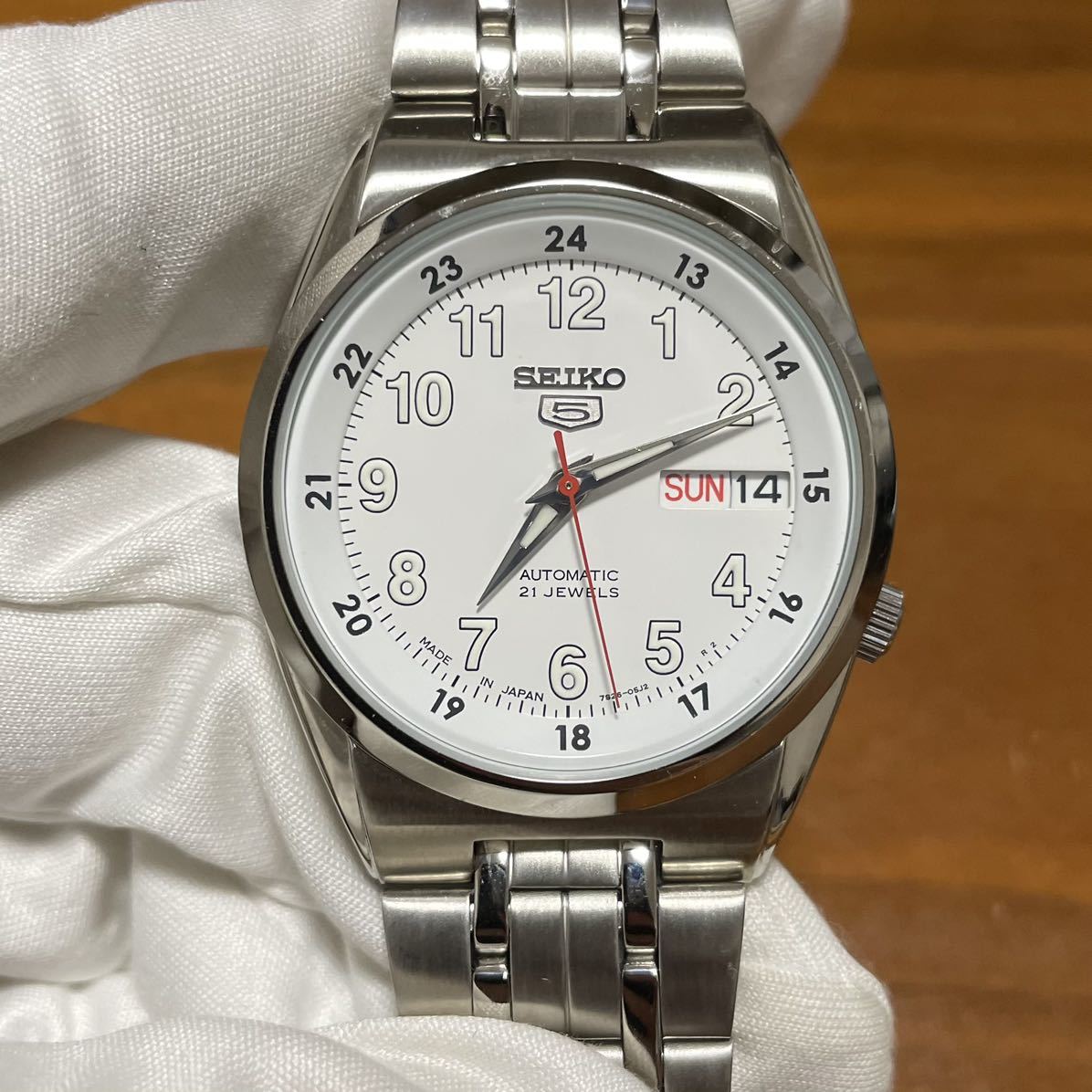未使用品 SEIKO5 セイコー5 自動巻き メンズ 7S26-02C0 fajasbela.com
