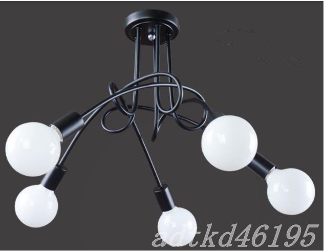 高級感◆北欧 5灯ペンダントライト　シャンデリアLEDランプ天井照明器具　シーリングライト_画像3