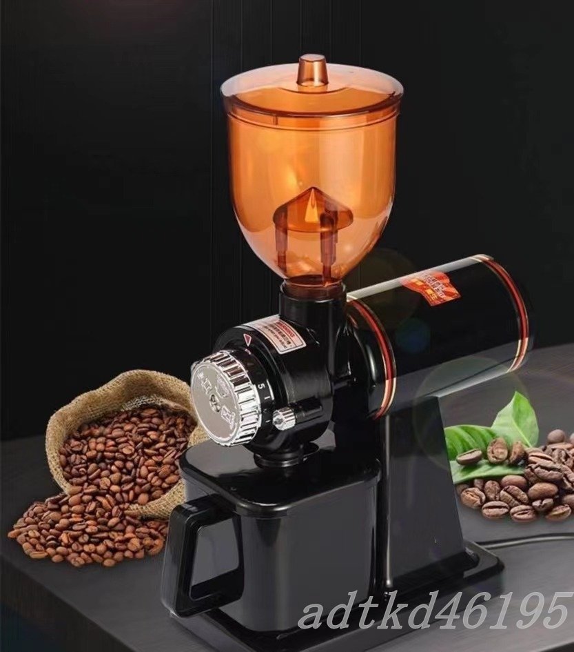  new arrival * high quality electric coffee mill coffee mill coffee grinder electric Mill 8 -step change speed adjustment black 