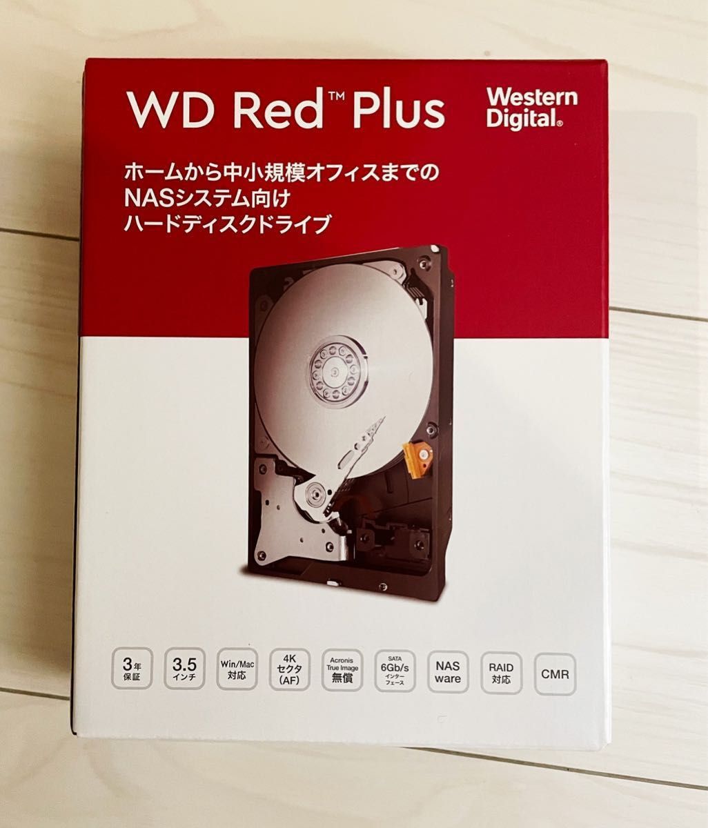 新品 未開封 12TB CMR Western digital RED PRO 2027まで保証あり