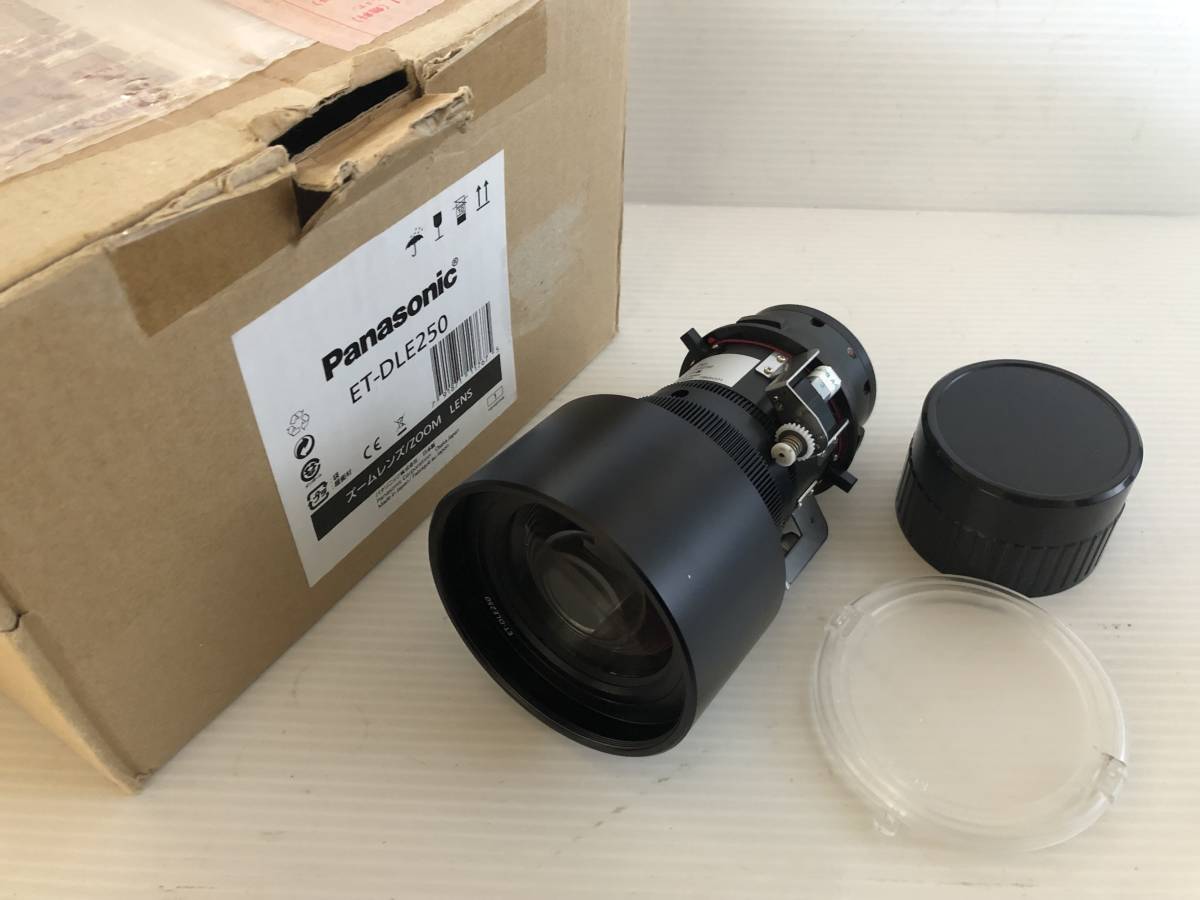 Panasonic PT-DZ870KPT-DZ6700 PT-DW6300S PT-D6000S PT-DX610S PT-DX800S PT-RZ970JW PT-RW930JBなど用中焦点ズームレンズ ET-DLE250