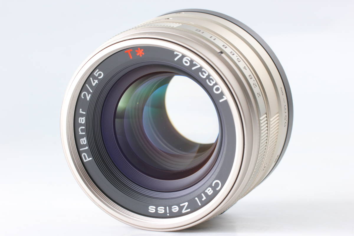 コンタックス CONTAX G1 ROM改造済 Planar T* 45mm F2 レンズ GG-3