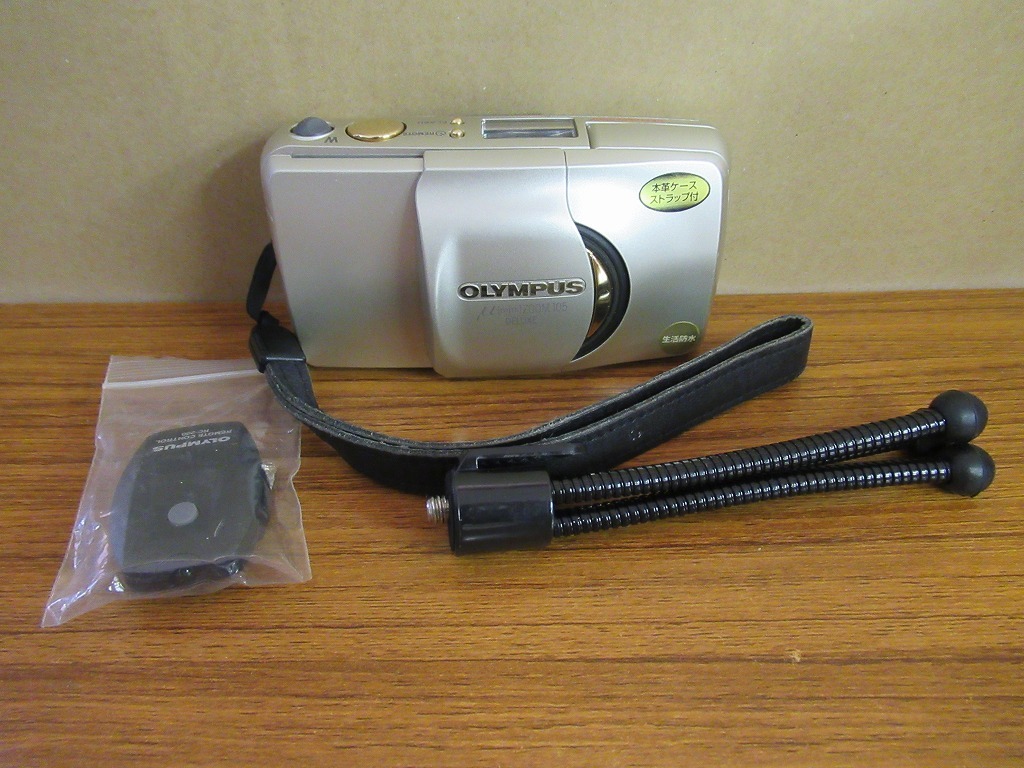 SK37★OLYMPUS/オリンパス μ/ミュー Zoom 105 Deluxe コンパクトフィルムカメラ 簡易動作確認済み 中古品