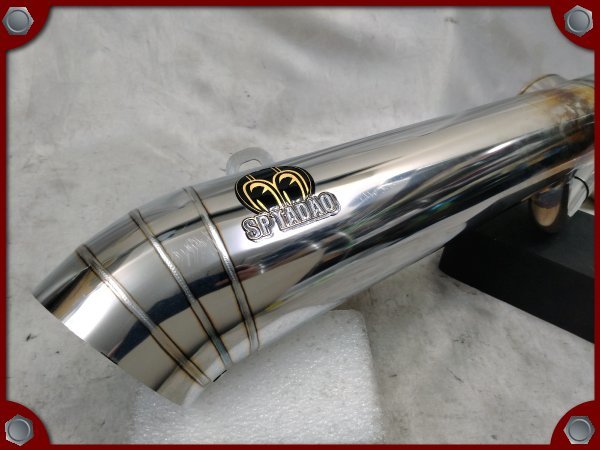 ○品○ZRX1200DAEG用 SP忠男 POWERBOX SUS スリップオンマフラー JMCA
