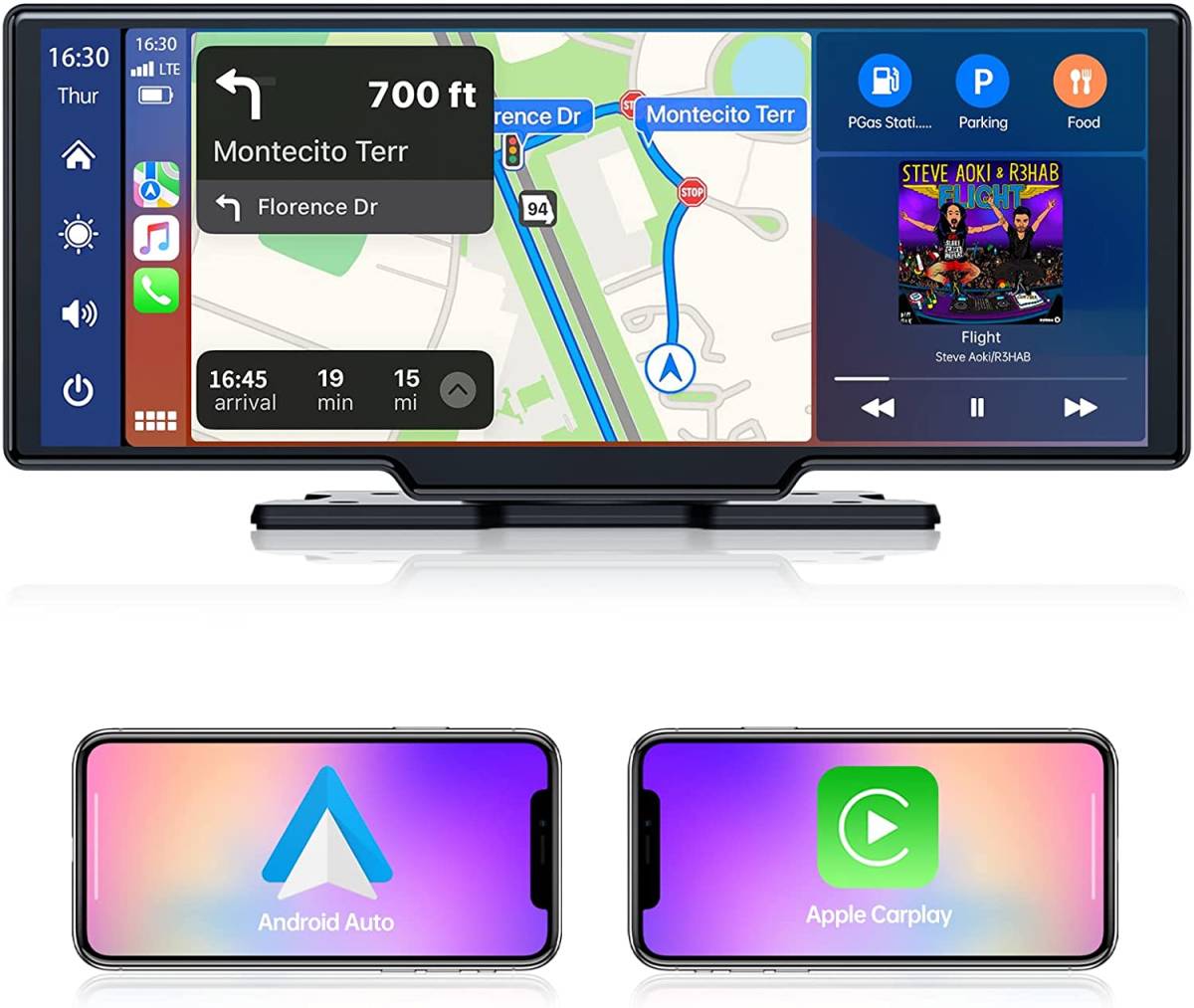 CarPlay Android Auto対応車載モニター ドライブレコーダー 機能付き ポータブルカーナビ オーディオ一体型ナビ ミラーリング  YouTube(メーカー別)｜売買されたオークション情報、ヤフオク! の商品情報をアーカイブ公開