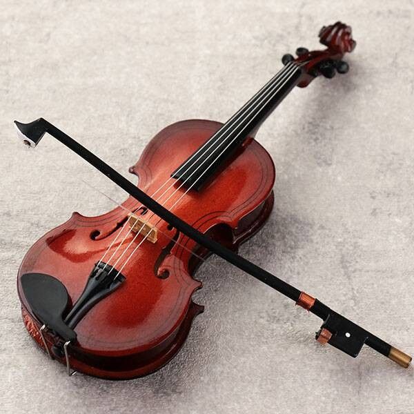 【2種】ミニチュア楽器セット　バイオリン　トランペット