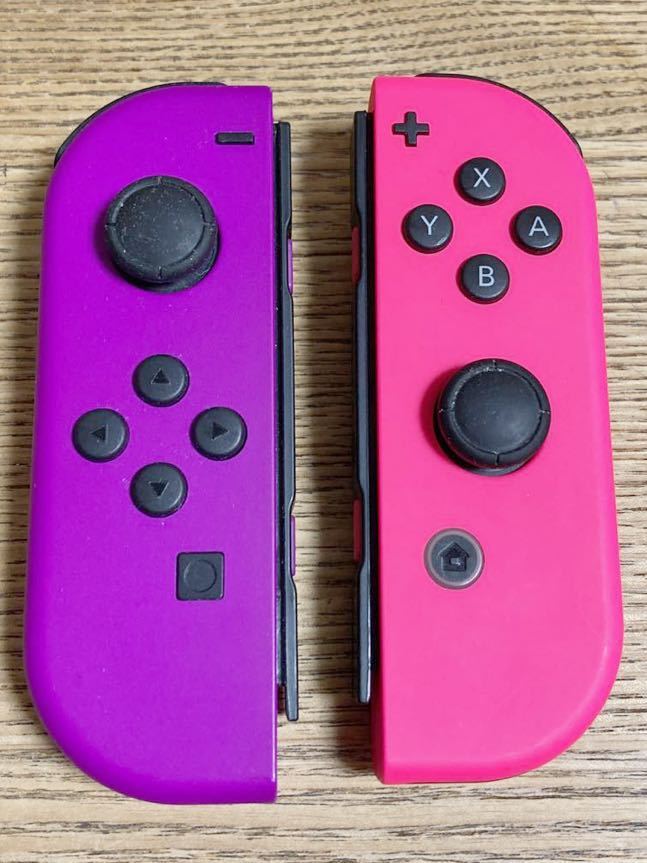 Switch ジョイコン ネオンパープル×レッド ニンテンドー - 通販