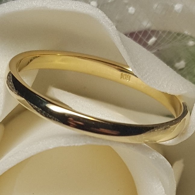 新品】k18/18金/甲丸リング / 7号 #7 / 9号 #9 / 11号 #11