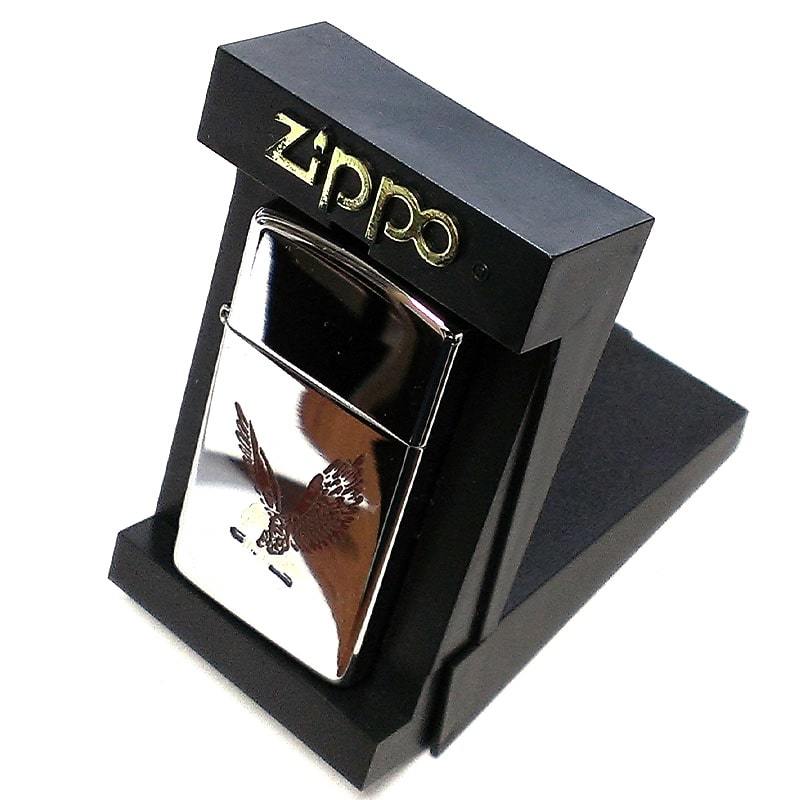 ZIPPO スリム ジッポ ライター カナダ製 1989年製 イーグル ビンテージ オンタリオ製 鷲 廃盤 未使用品 絶版 ヴィンテージ レア_画像6