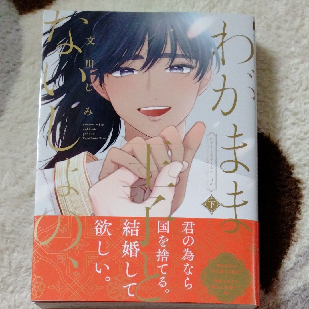 BL漫画セット売り　わがまま王子とないしょの、　上下巻　文川じみ　バラ売り不可です。