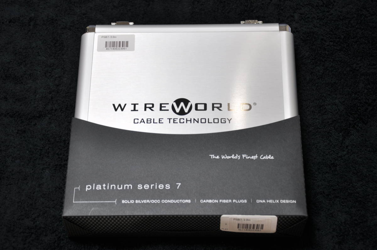 【新品】【未開封品】WIRE WORLD ワイヤーワールド　PLATINUM STARLIGHT 7　PSB7　USB ケーブル　A-B　[2m]　プラチナ スターライト 7_画像1