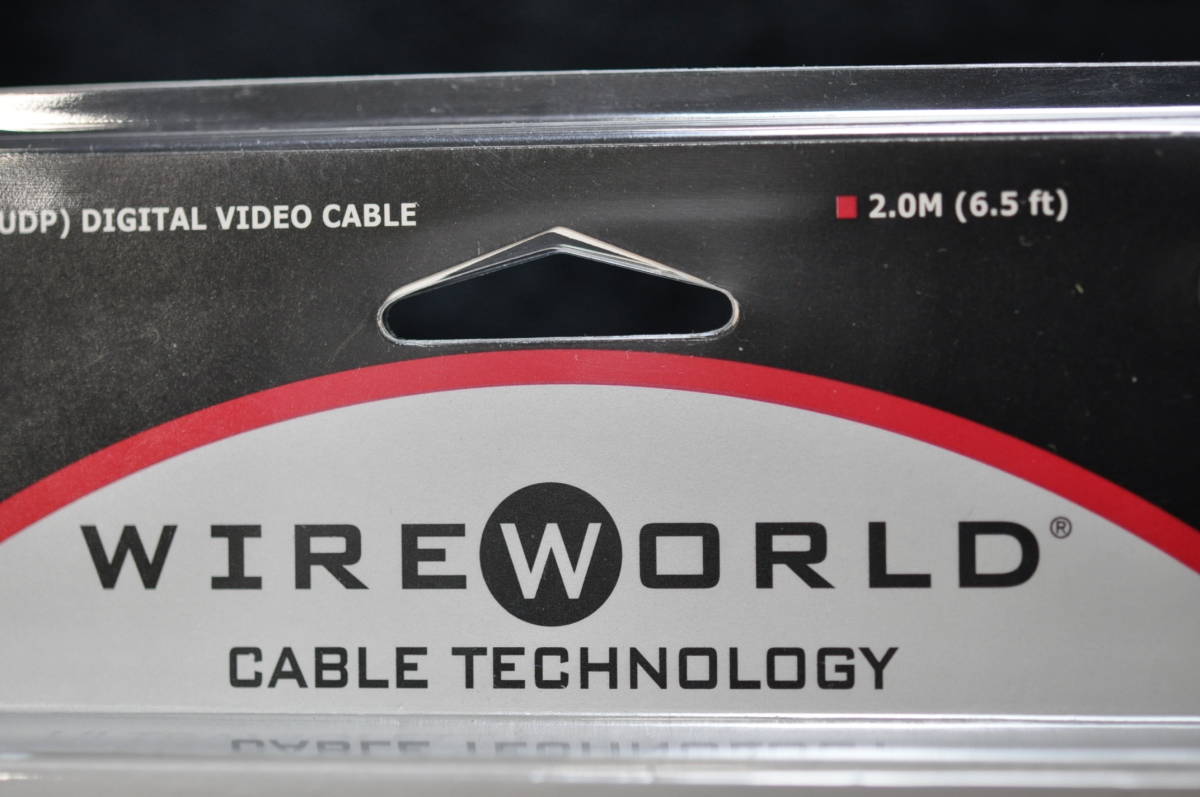 【新品】【未開封品】WIRE WORLD ワイヤーワールド　DisplayPort Cable ディスプレイポート ケーブル　ULTRAVIOLET　[2m]　国内正規販売品_画像3