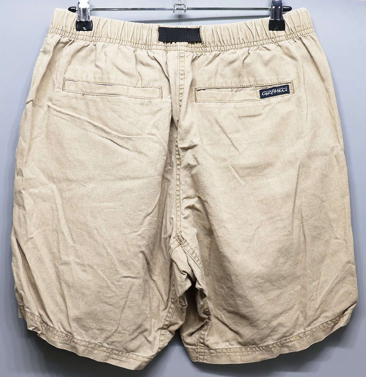 GRAMICCI (グラミチ) G-SHORTS / コットンリネン クライミングショーツ GMP-20S1444 カーキ size M / ショートパンツ_画像3