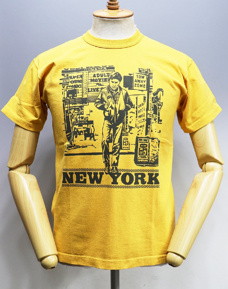 TOYS McCOY (トイズマッコイ) TAXI DRIVER 19 “NY” 76 TEE / タクシードライバー Tシャツ “NEW YORK” TMC2221 未使用品 yellow size M_画像1