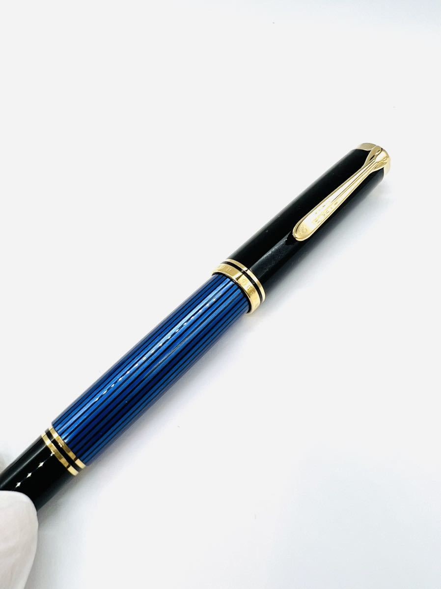 Pelikan ペリカン Souveran スーべレーン M800 F 青 ブルー 万年筆 箱