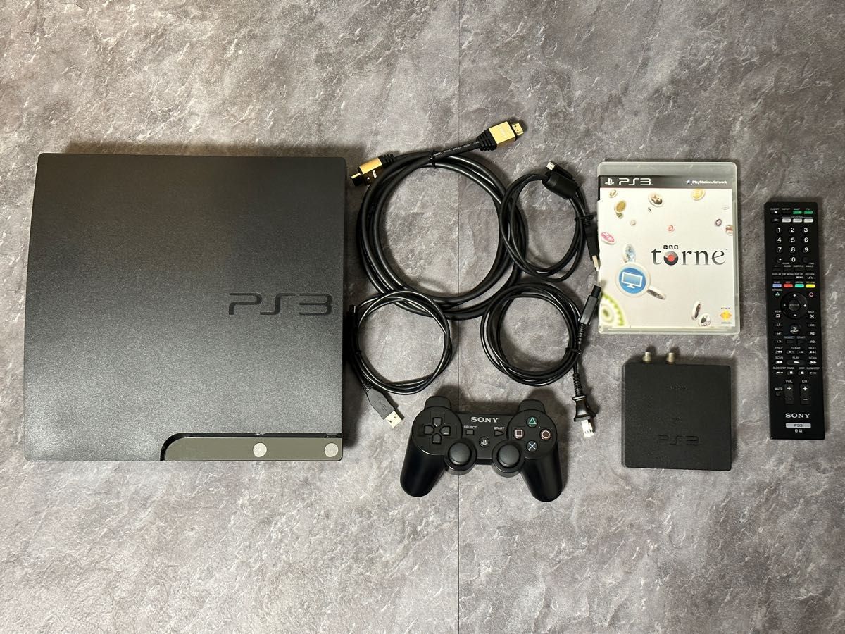 PlayStation3 PS3(CECH-2500B)初期化・動作確認済 (torne リモコンセット)