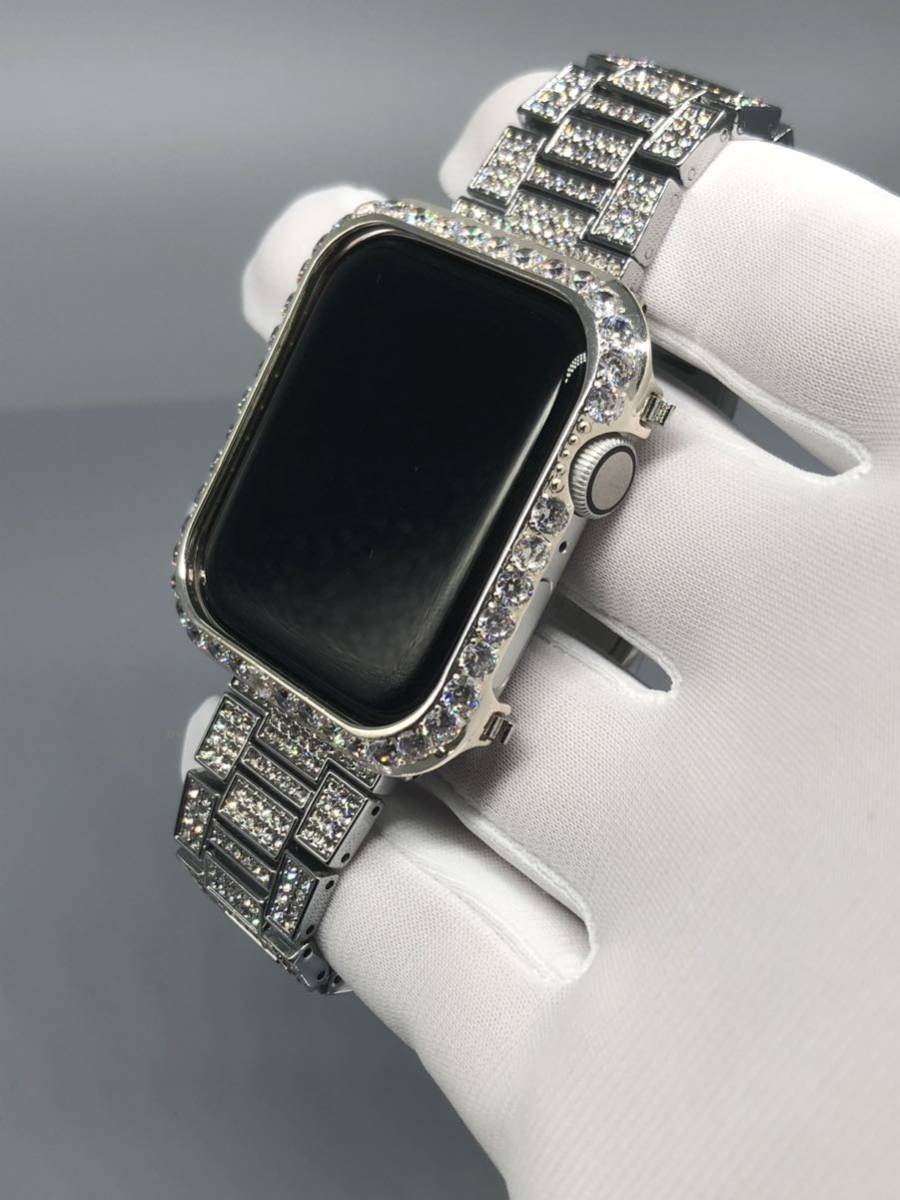 zc ステンレスベルト バンド Apple Watch キラキラ カバー ケース s 40mm 41mm 44mm 45mm 38mm 42mm - 金属ベルト zc ステンレスベルト バンド Apple Watch キラキラ カバー ケース s 40mm 41mm 44mm 45mm 38mm 42mm - 金属ベルト