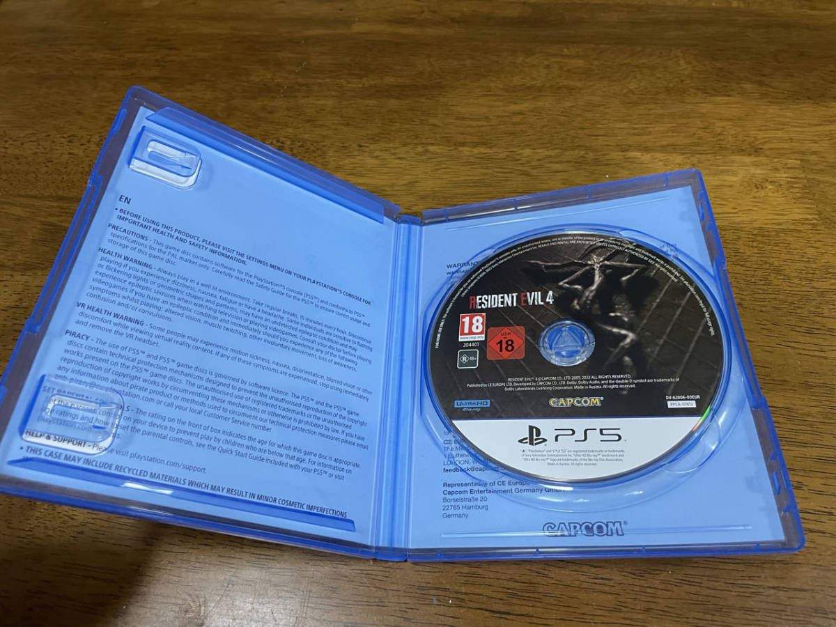 PS5 Resident Evil 4 バイオハザード4 海外 EU版 規制なし