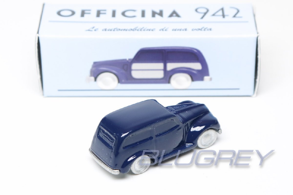 OFFICINA-942 1/76 Fiat 500 C Belvedere 1951 ブルー オフィチーナ942 フィアット 500 C ART1030B_画像3