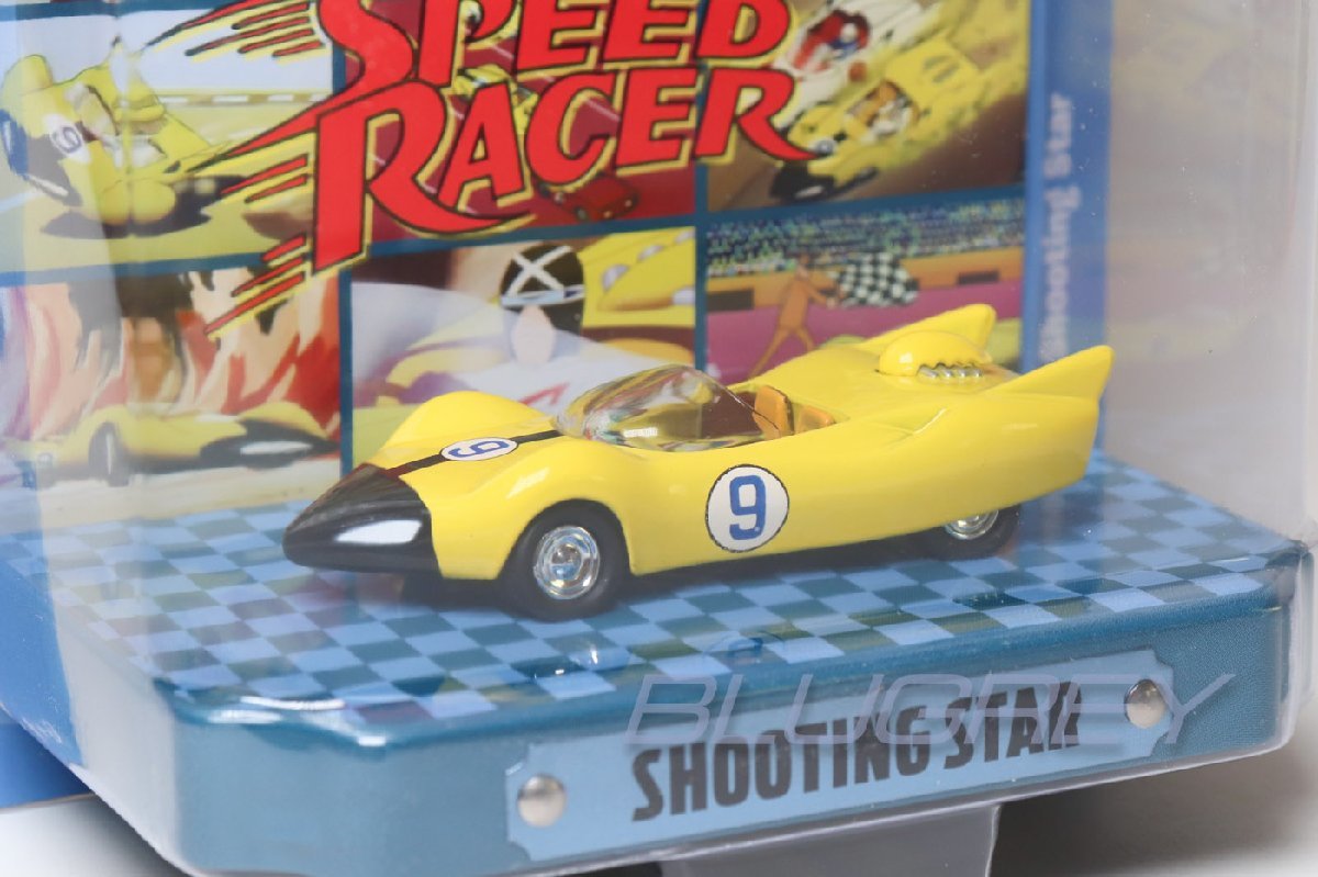 Johnny Lightning 1/64 マッハGOGOGO 流星号 ティン・ジオラマ Speed Racer Shooting Star #9 JLSP121_画像3