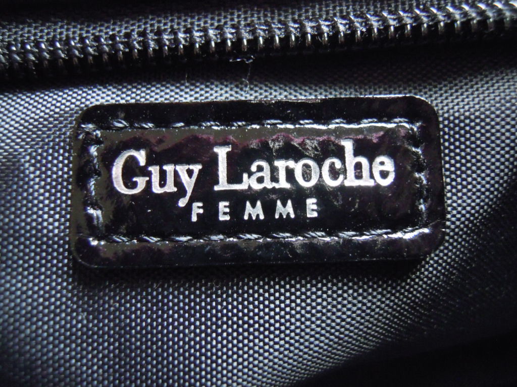 【き】Guy Laroche ギ・ラロッシュ トートバッグ ブラックの画像6