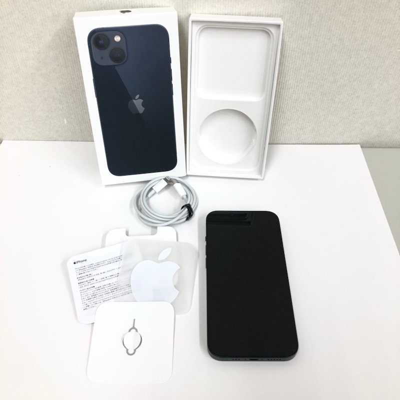 230509SK260021 Apple iPhone 13 128GB ミッドナイト MLNC3J/A A2631