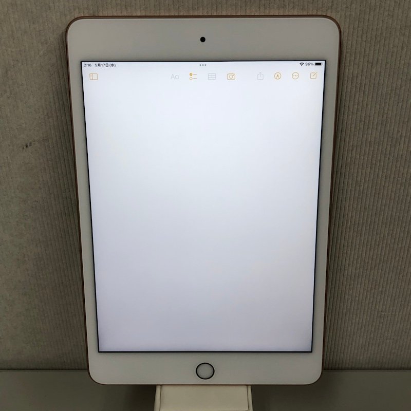 230516SK150004 Apple iPad mini 第5世代 Wi-Fi 64GB ゴールド MUQY2J