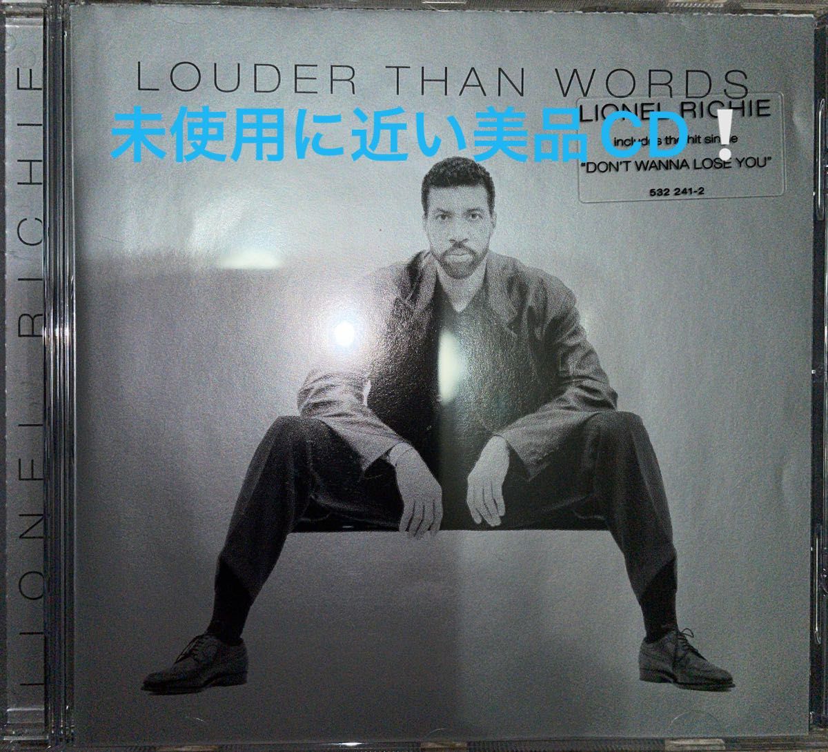 【更にお値下げしました！】ライオネル・リッチーLOUDER THAN WORDS 1996発表アルバム　輸入盤　未使用に近い