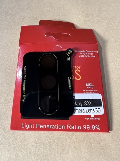 ［２枚セット］Galaxy S23 カメラ レンズ ガラス 3D 保護 ギャラクシー s23 SC-51D SCG19 ガラス 保護フィルム camera Glass Protector _画像4