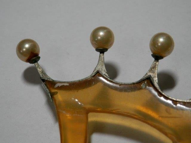 材料用に 豪華な本鼈甲2真珠の簪 レターパックプラス可能　0514V4G_画像6