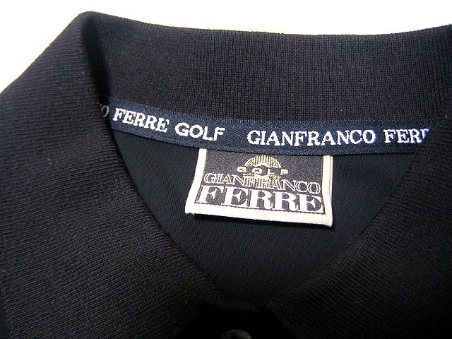 GIAN FRANCO FERRE GOLF ジャンフランコフェレ ゴルフ ロゴデザインのポロシャツ_画像4