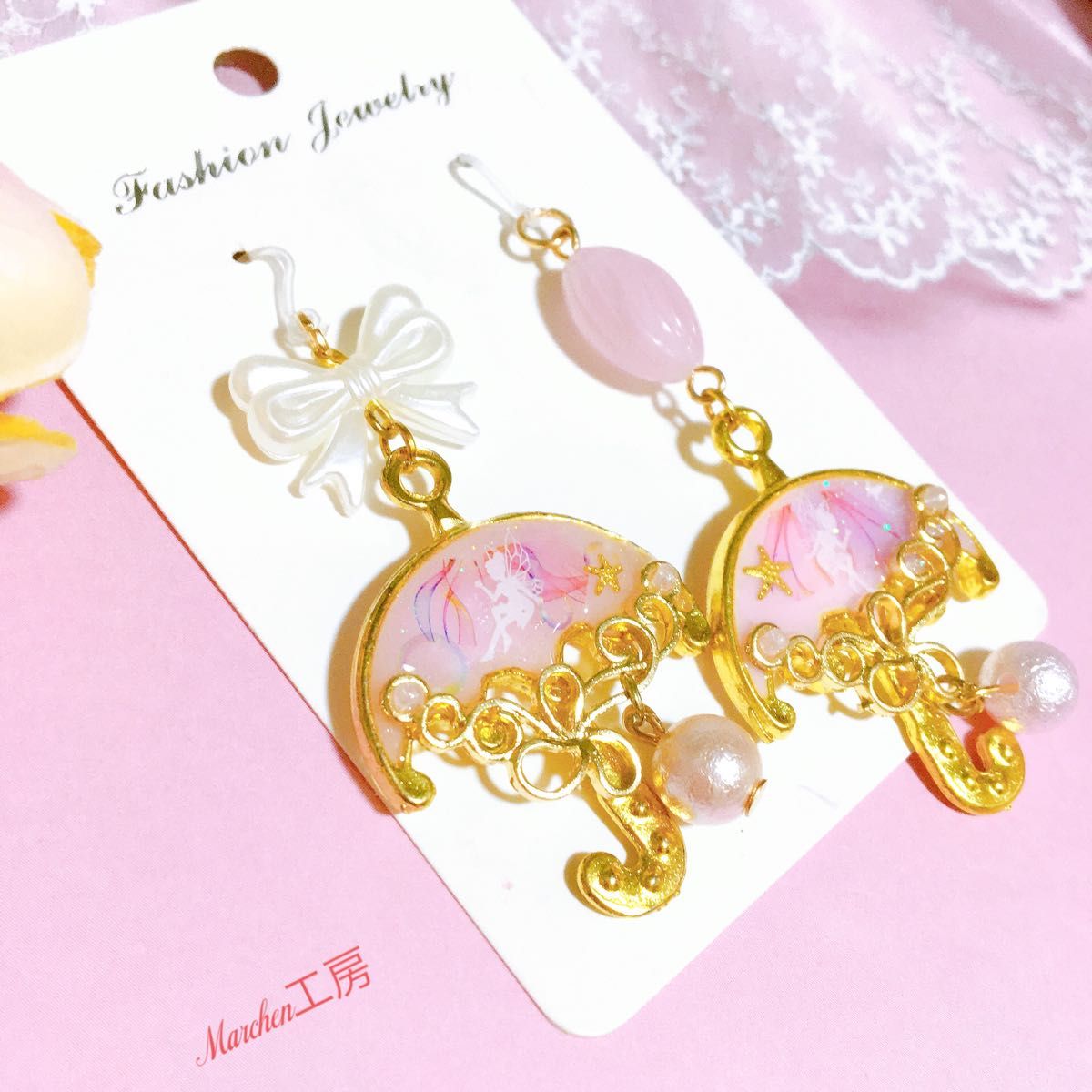 【土日限定100円引き】Angel  ~ 104.*Maioriruピアス／イヤリング