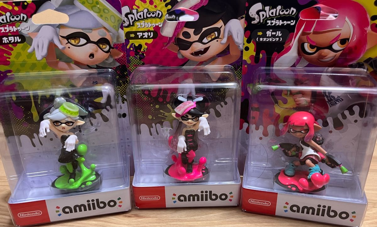 amiibo ガール　アオリ　ホタル スプラトゥーン シオカラーズ アミーボ 任天堂 ニンテンドー