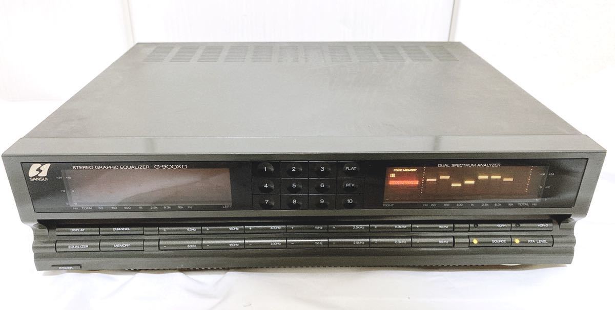 SANSUI G-900XD ステレオ グラフィックイコライザー サンスイ【ジャンク品】の画像1