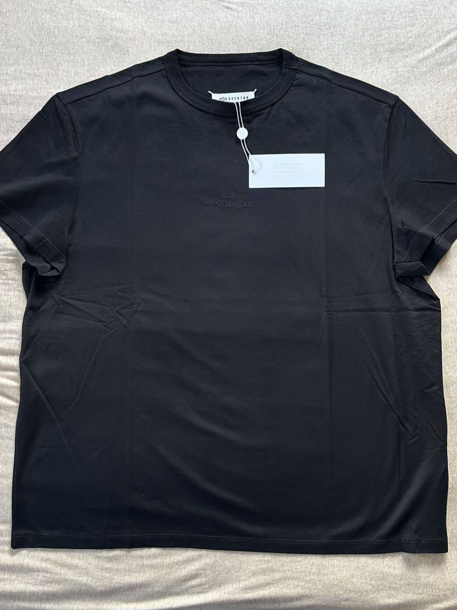 黒XL新品 メゾン マルジェラ リバースロゴ Tシャツ メンズ オール