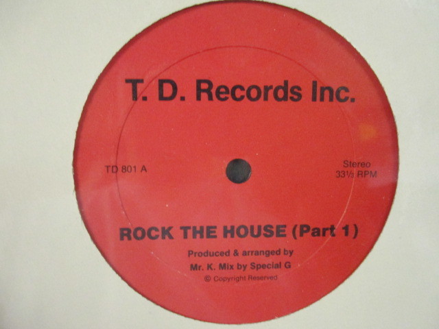 Danny Krivit ： Rock The House Part 1 & 2 12'' //OLD SCHOOL/オールドスクール/BREAK DANCE/ブレイクダンス / 5点で送料無料_画像1