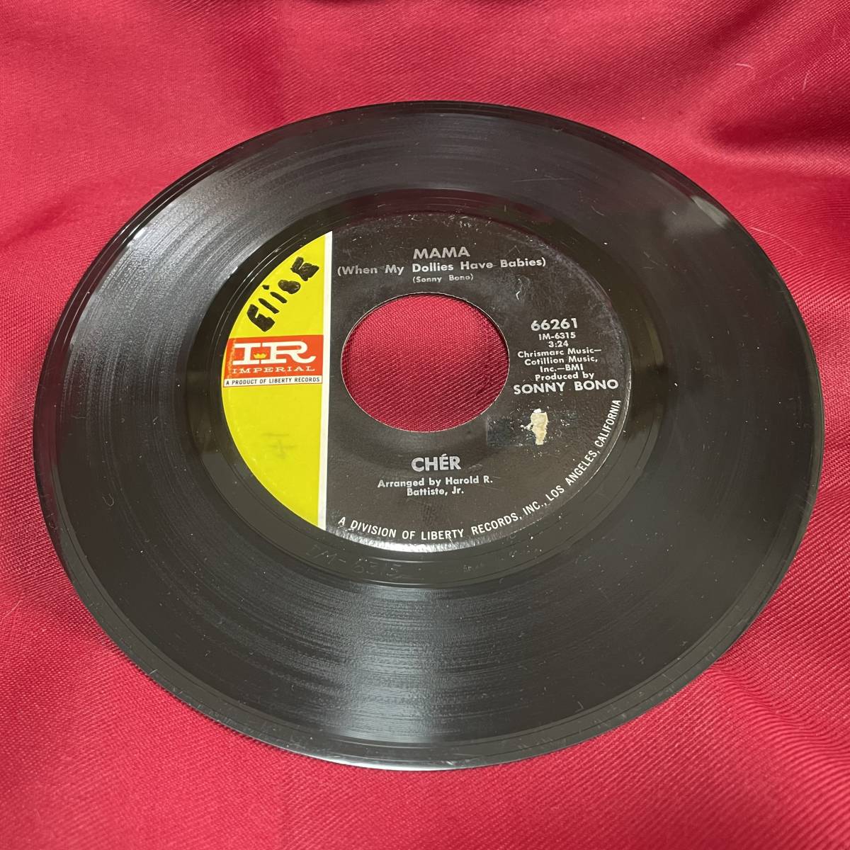 ◆USorg7”s!◆CHER◆YOU BETTER SIT DOWN KIDS◆_画像6