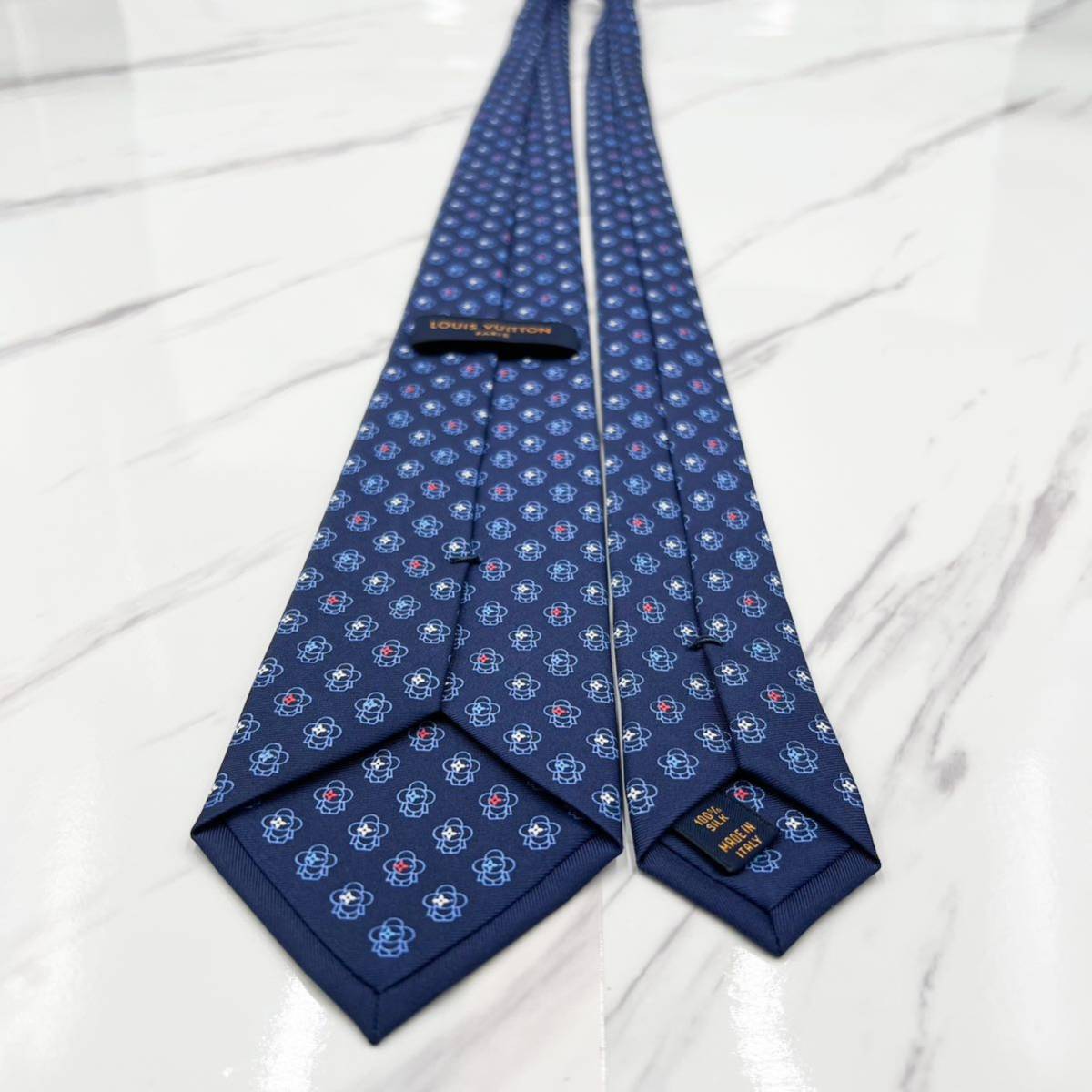 完売品 未使用級 ネクタイ 現行 シルク LOUIS VUITTON ルイヴィトン