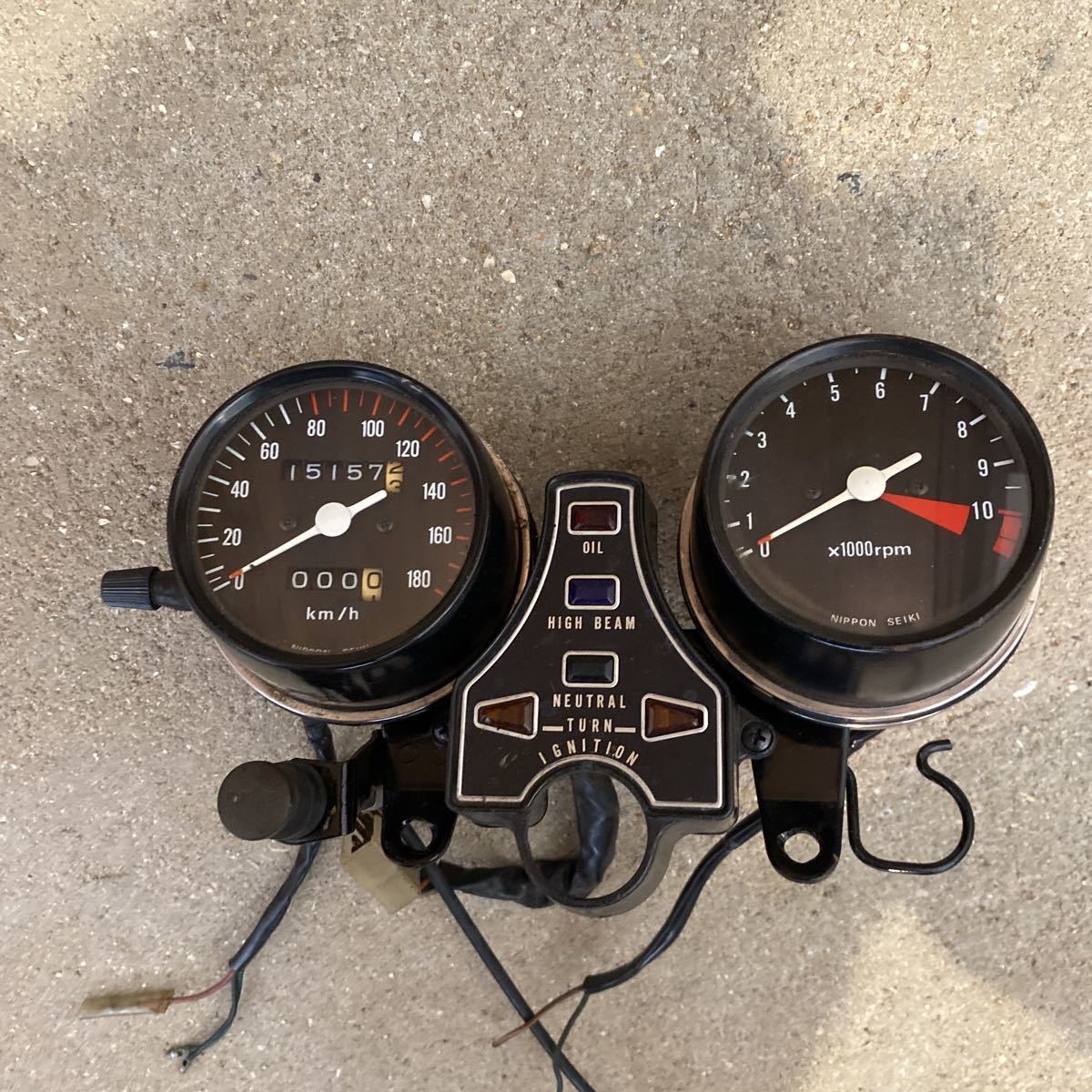 スーパーホークIII cm400 メーターassy ホーク バブ cb400 cb250