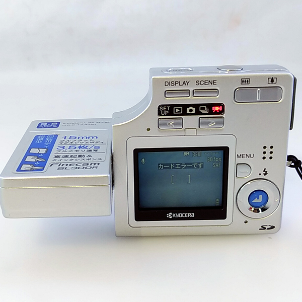 京セラ KYOCERA Finecam SL300R コンパクトデジタルカメラ ジャンク