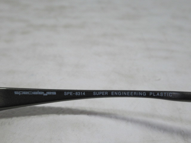 ◆148.specialeyes スペシャライズ SPE-8314 SUPER ENGINEERING PLASTIC 9E Col.2 眼鏡 メガネ 度入り/中古の画像5