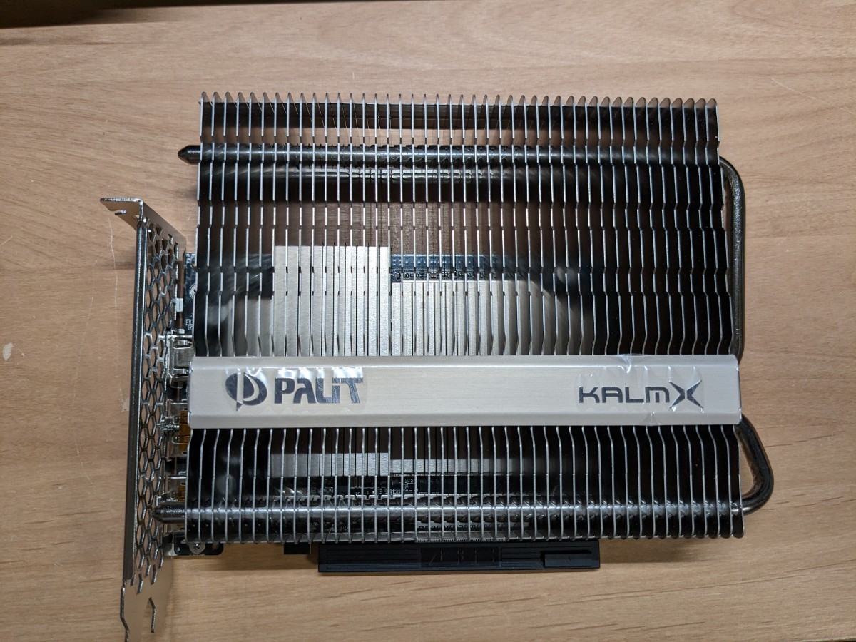 Palit GeForce GTX1650 KalmX 4GB(補助電源なし、ファンレス