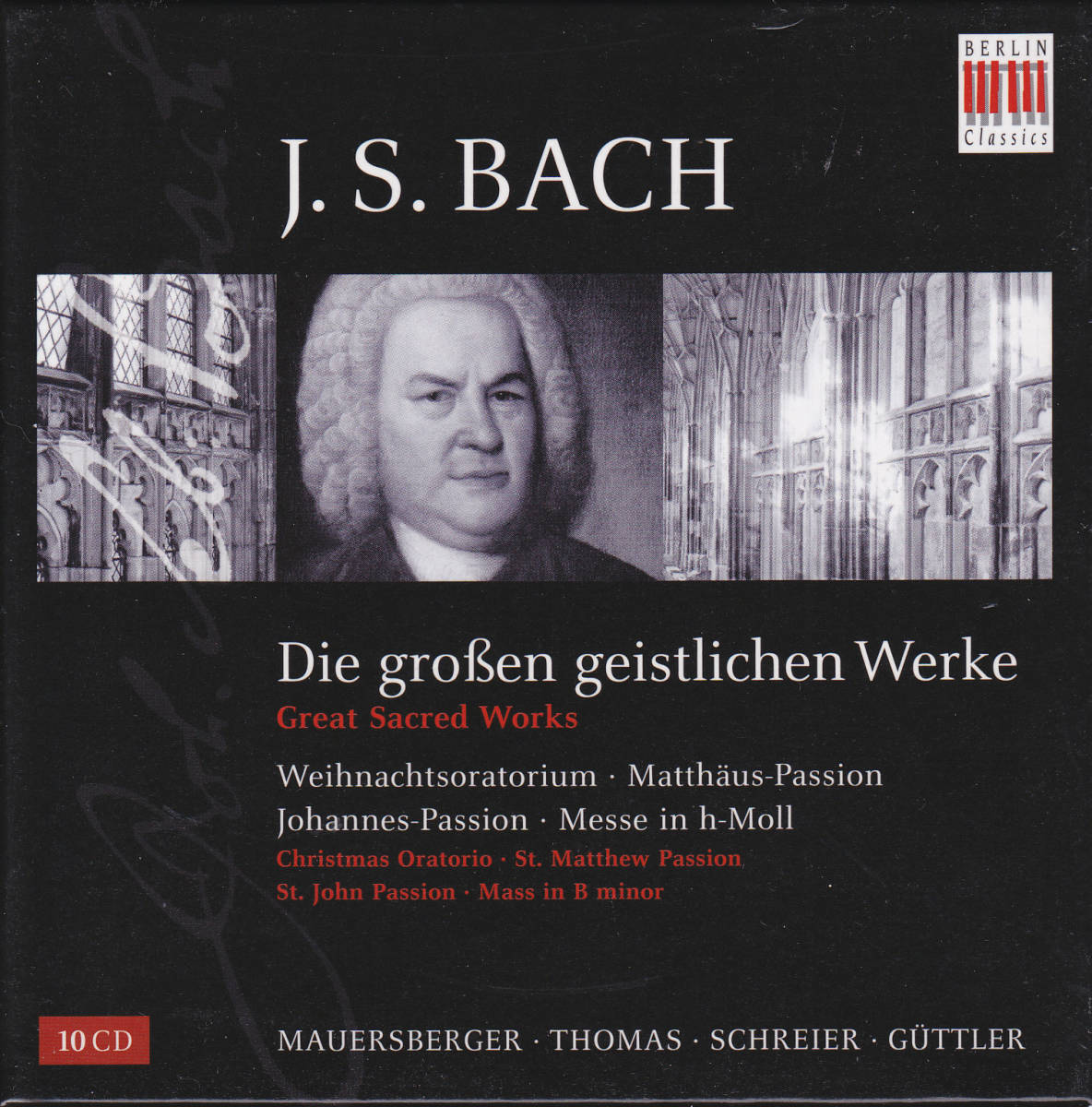 BACH / GREAT SACRED WORKS (10CD) BERLIN CLASSICS 廃盤貴重品！_画像1