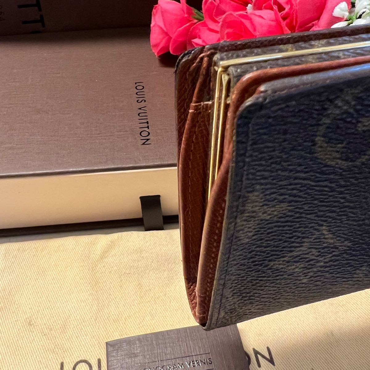 未使用に近い ルイヴィトン LOUIS VUITTON モノグラム ポルトフォイユ