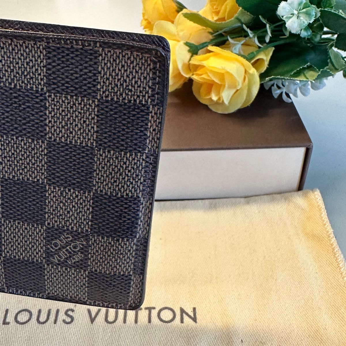 未使用に近い！ ルイヴィトン LOUIS VUITTON ダミエ ポルトフォイユ