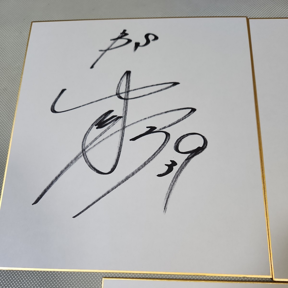 Orix Buffaloes autograph autograph square fancy cardboard 3 pieces set 
