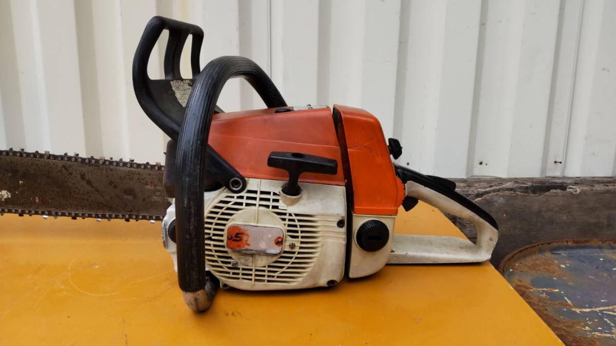 独特な店 チェーンソー スチール034AV SUPER STIHL「引き取り限定