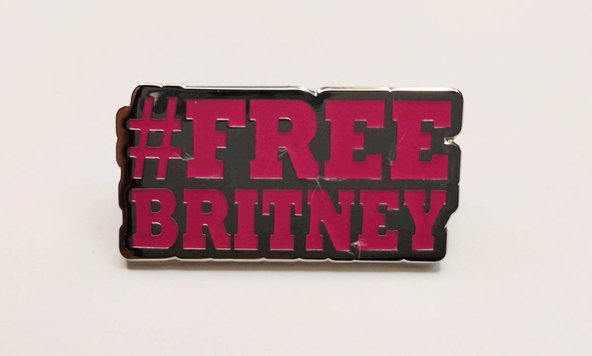 送料無料 ブリトニー・スピアーズ ピンブローチ ピンズ バッジ BRITNEY 裁判 家庭事情 スマアクの画像1