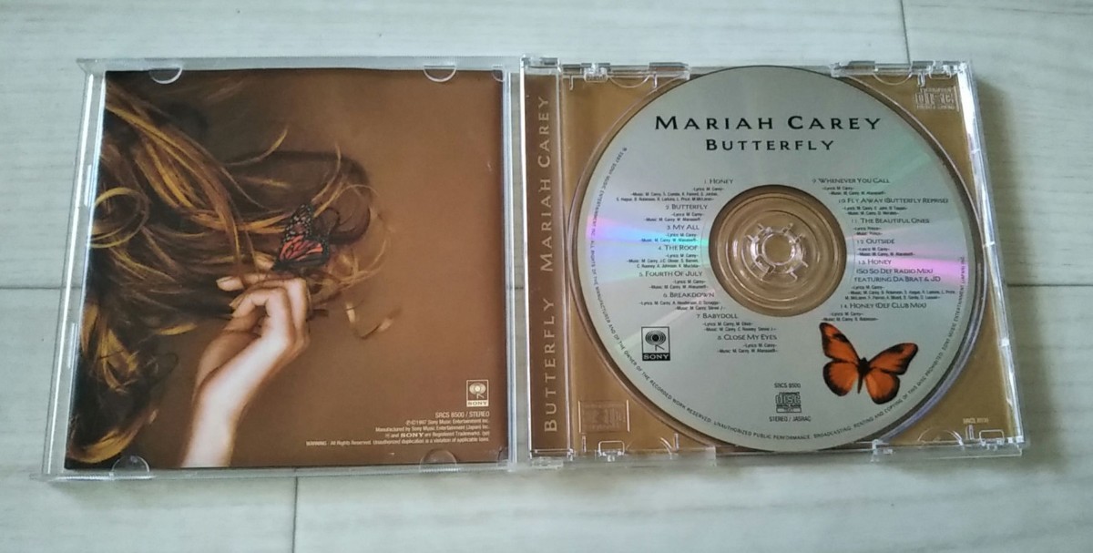 MARIAH CAREY マライア・キャリー　BUTTERFLY バタフライ　国内盤CDアルバム_画像2