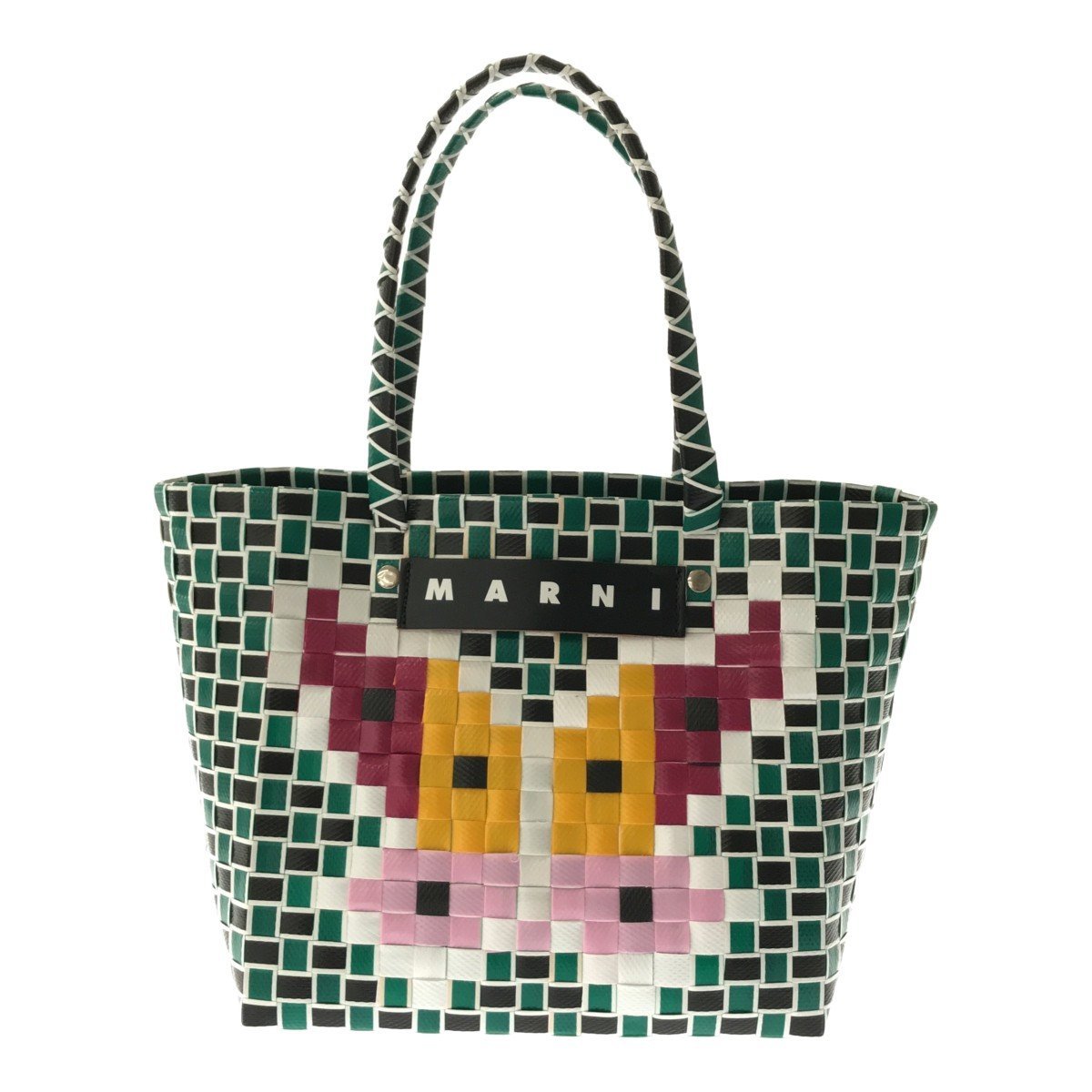 MARNI Marni [lay2365M] Marni flower Cafe mesh tote bag bag bag lady's MR